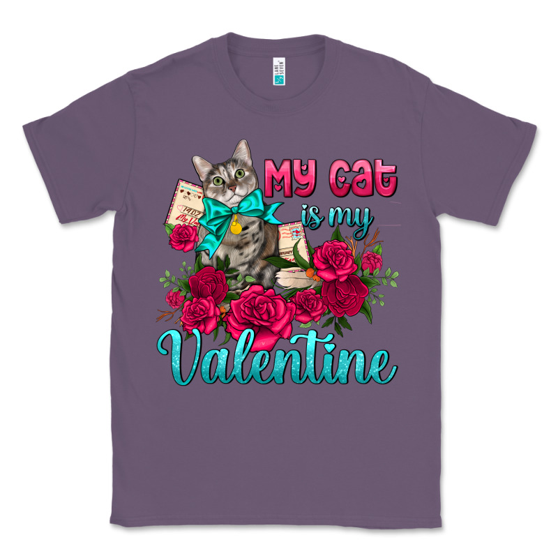 My Cat Is My Valentine Classic Tee by AdoDesignShop | Teevron