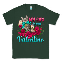 Sports Green my cat is my valentine Classic Tee - AdoDesignShop