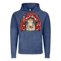 Vintage Denim valentines charolais  rainbow Vintage Hoodie - JahusDesignShop