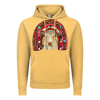 Vintage Mustard valentines charolais  rainbow Vintage Hoodie - JahusDesignShop