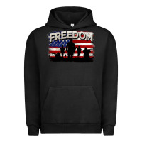 Pigment Black Freedom 4th of july Urban Hoodie - CowGirlArtShop