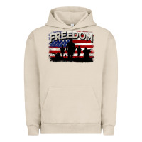 Pigment French Oak Freedom 4th of july Urban Hoodie - CowGirlArtShop