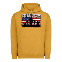Pigment Peanut Butter Freedom 4th of july Urban Hoodie - CowGirlArtShop