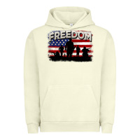 Pigment Pistachio Freedom 4th of july Urban Hoodie - CowGirlArtShop
