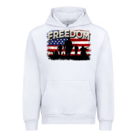 White Freedom 4th of july Urban Hoodie - CowGirlArtShop