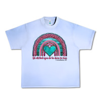 Grape Ice valentine's day rainbow let all that you do be done in love 1 corinthi Urban Heavy Tee - AdoDesignShop
