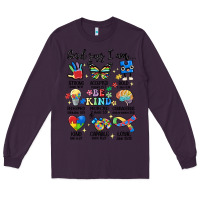 Plum god says  am autism Long Sleeve Tee - MaliasSmallBusiness