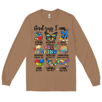 Toasted Coconut god says  am autism Long Sleeve Tee - MaliasSmallBusiness