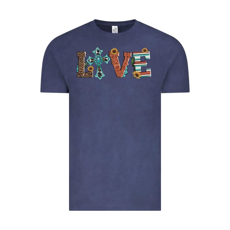 Western Love With Cross Vintage Tee by Artiststas | Teevron