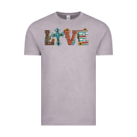 Vintage Zinc western love with cross Vintage Tee - Artiststas