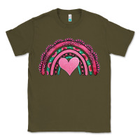 Army Green valentines day pink gemstones rainbow Classic Tee - Jasminsmagicworld