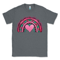 Charcoal Heather valentines day pink gemstones rainbow Classic Tee - Jasminsmagicworld