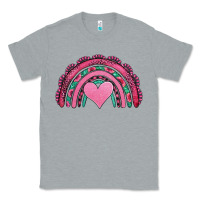 Heather Grey valentines day pink gemstones rainbow Classic Tee - Jasminsmagicworld