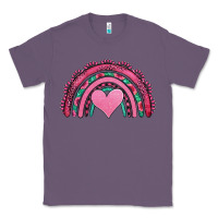 Valentines Day Pink Gemstones Rainbow Classic Tee | Teevron