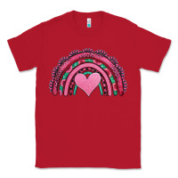 Red valentines day pink gemstones rainbow Classic Tee - Jasminsmagicworld