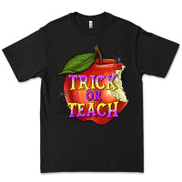 Black Trick or Teach Premium Tee - texasbilliewilder