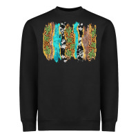 Black western brushstrokes Heavyweight Sweatshirt - AdoDesignShop