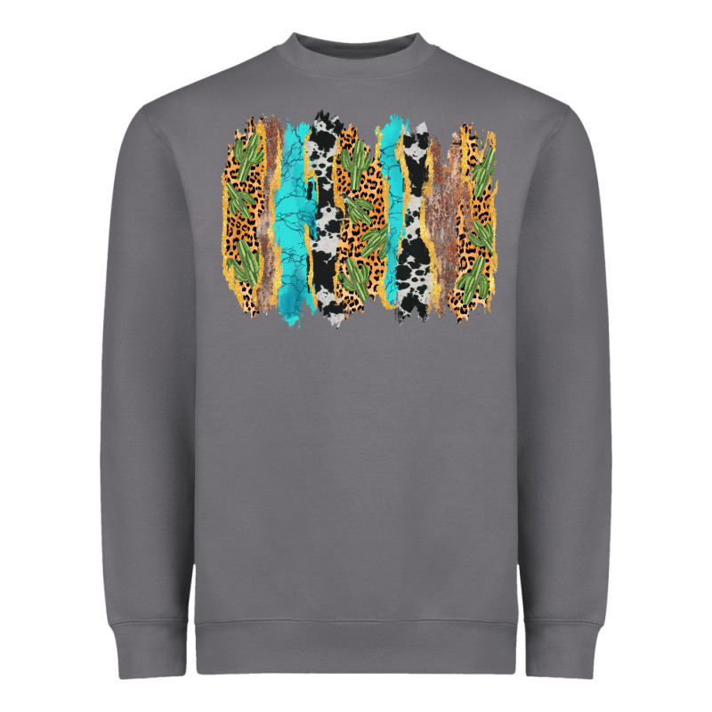 Western Brushstrokes Heavyweight Sweatshirt by AdoDesignShop | Teevron
