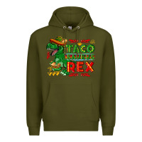 Army Green Tacosaurus Rex Premium Hoodie - texasbilliewilder