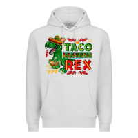 Dove Grey Tacosaurus Rex Premium Hoodie - texasbilliewilder