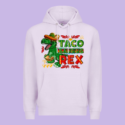 Tacosaurus Rex Premium Hoodie Designed By Texasbilliewilder