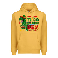 Mustard Tacosaurus Rex Premium Hoodie - texasbilliewilder