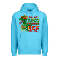 Ocean Blue Tacosaurus Rex Premium Hoodie - texasbilliewilder