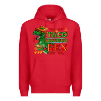 Red Tacosaurus Rex Premium Hoodie - texasbilliewilder