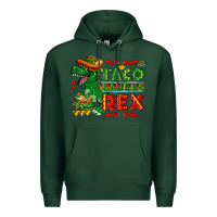 Sports Green Tacosaurus Rex Premium Hoodie - texasbilliewilder