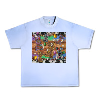Grape Ice easter bunny egg cowhide leopard Urban Heavy Tee - Artiststas