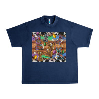 Navy easter bunny egg cowhide leopard Urban Heavy Tee - Artiststas