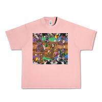 Salmon easter bunny egg cowhide leopard Urban Heavy Tee - Artiststas