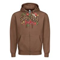 Chestnut santa baby Zipper Hoodie - MaliasSmallBusiness