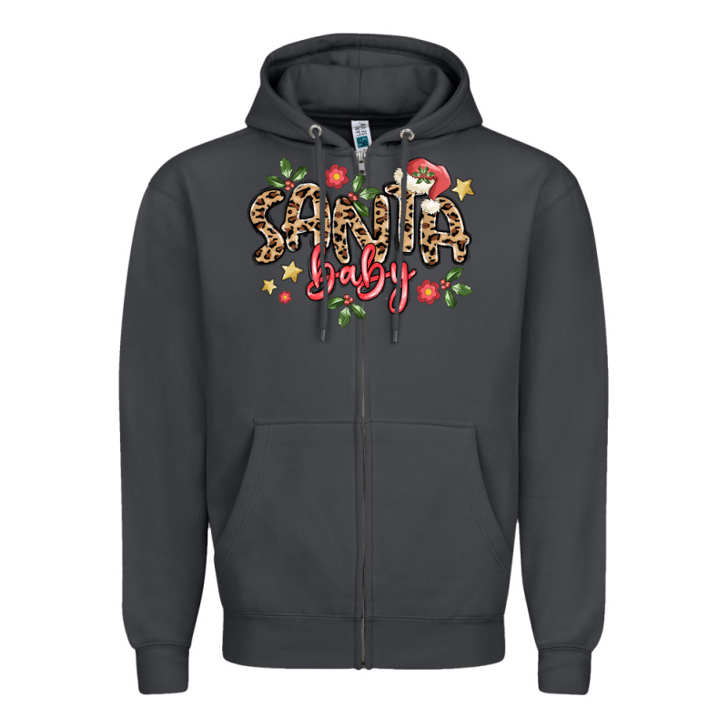 Santa Baby Zipper Hoodie by MaliasSmallBusiness | Teevron