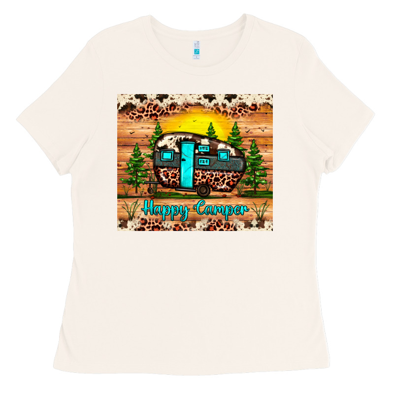 Happy Camper Ladies Tee by JahusDesignShop | Teevron