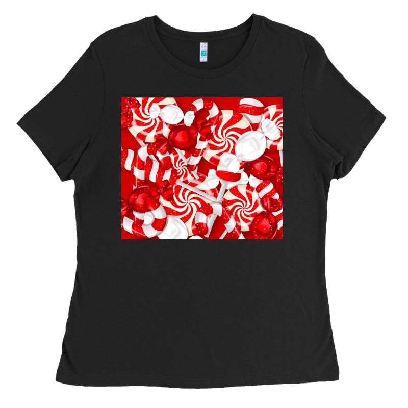 Christmas Candies Ladies Tee by RanaPortraitStore | Teevron