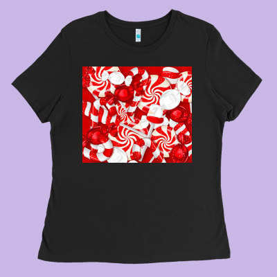Ladies Tee christmas candies