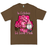 Cacao breast cancer awareness pink truck gnomes Premium Tee - RanaPortraitStore