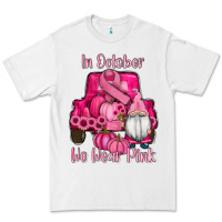 White breast cancer awareness pink truck gnomes Premium Tee - RanaPortraitStore