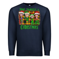 Navy Have Yourself a Very Golden Christmas Premium Sweatshirt - Bettercallsaul