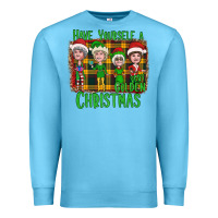 Ocean Blue Have Yourself a Very Golden Christmas Premium Sweatshirt - Bettercallsaul