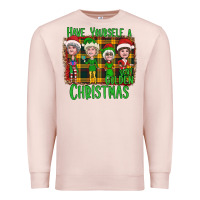 Pale Pink Have Yourself a Very Golden Christmas Premium Sweatshirt - Bettercallsaul