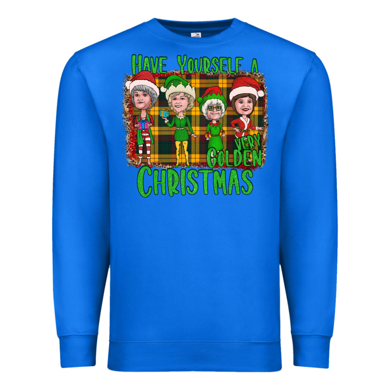 Have Yourself A Very Golden Christmas Premium Sweatshirt by Bettercallsaul | Teevron