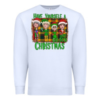 White Have Yourself a Very Golden Christmas Premium Sweatshirt - Bettercallsaul