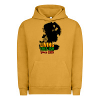 Pigment Peanut Butter Living free-ish since 1865 Urban Hoodie - HowdyJamesFarm