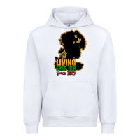 White Living free-ish since 1865 Urban Hoodie - HowdyJamesFarm
