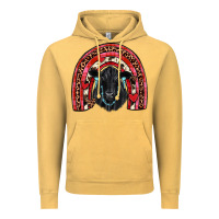 Vintage Mustard valentines black angus  rainbow Vintage Hoodie - JahusDesignShop