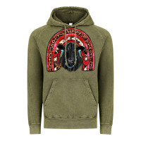 Vintage Olive valentines black angus  rainbow Vintage Hoodie - JahusDesignShop