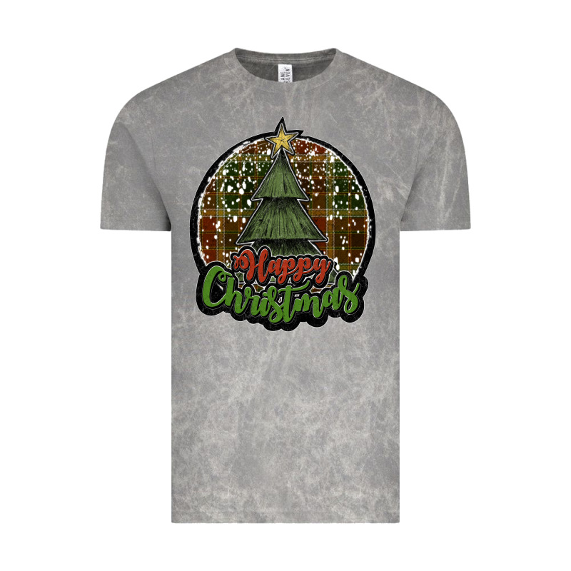 Happy Christmas Black Vintage Tee by JahusDesignShop | Teevron