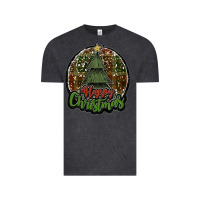 Vintage Black happy christmas black Vintage Tee - JahusDesignShop